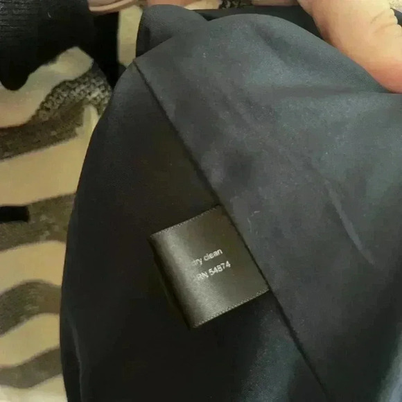 The Limited Textured Cream & Navy Blazer - Picture 7 of 8